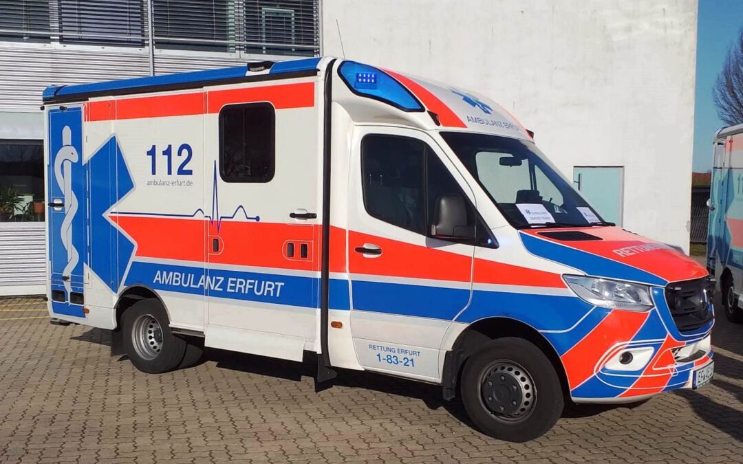 Neuer Mercedes Sprinter RTW im Einsatz