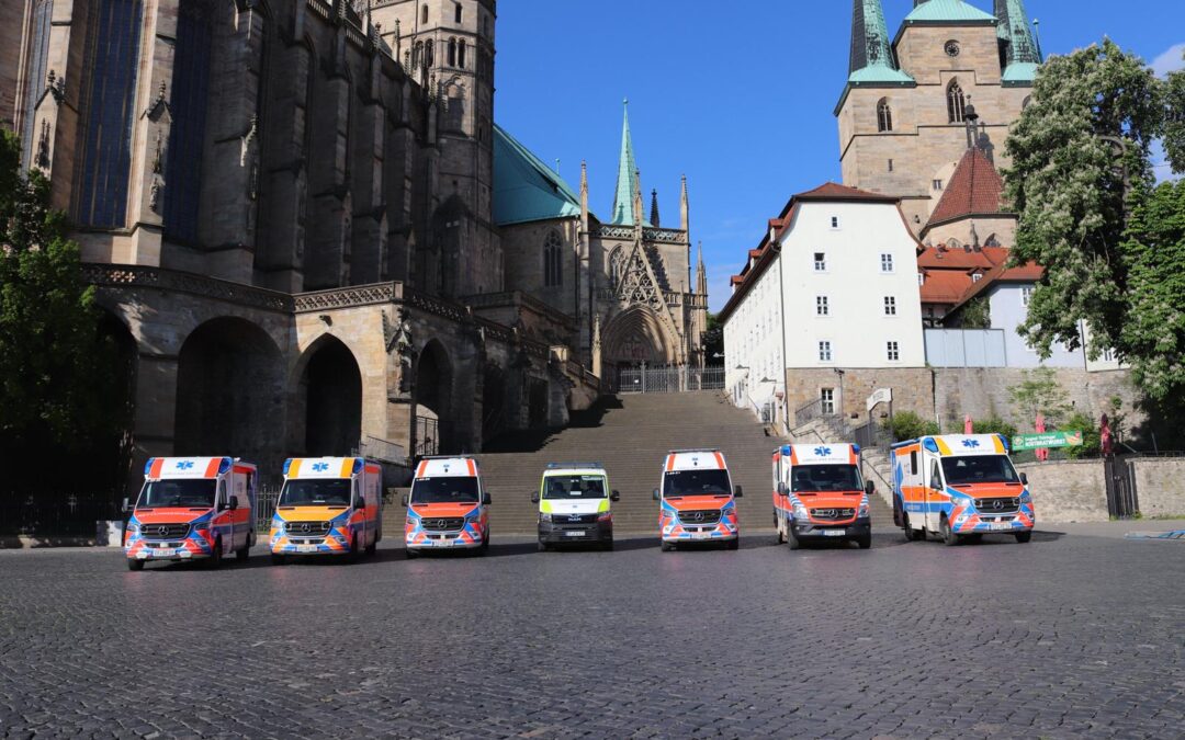 Verbunden mit Erfurt – Fotoaufnahmen vor den Wahrzeichen der Landeshauptstadt